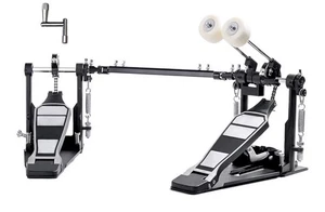 Dual Foot Kick Pedal Drum Pedal Single Chain Drive Double Kick Bass Percussion - Picture 1 of 5