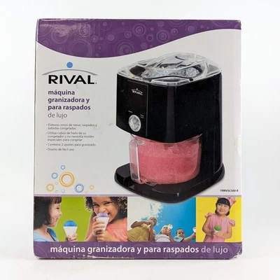 Rival Deluxe Ice Shaver Slushie Frozen Drink Maker Black Electric FRRVSC500-B - Image 1 of 4
