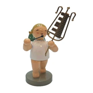 Wendt & Kühn Engel mit Glockenspiel blondes Haar 650/58 Orchesterengel - NEU - Bild 1 von 2