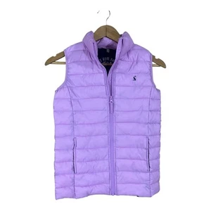 Joules Girls 9-10 Lilac Purple Puffer Vest Winter Warm - Picture 1 of 5