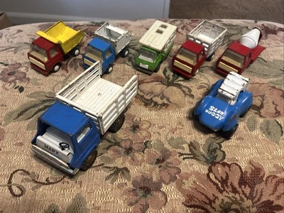 Lot Of 7 Vintage Tonka Pressed Steel  Japan - Image 1 of 4