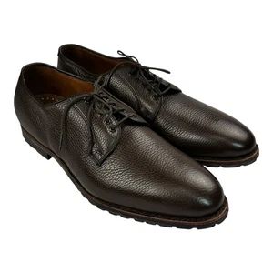 Zapatos de vestir Brooks Brothers Oxford de cuero marrón para hombre talla 12 D con cordones - Imagen 1 de 19