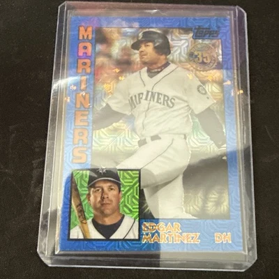 2019 Topps Update Silver Pack - 1984 Topps Baseball Chrome Edgar Martinez... - Image 1 of 3