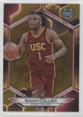 2023-24 Bowman U Best Gold Refractor /50 Isaiah Collier #93 - Image 1 of 2