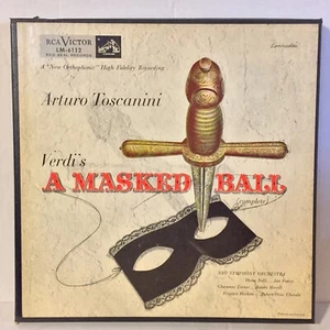 Verdi Masked Ball Toscanini EX 3LP BOX +BOOK WD LM 6112 DEEP GROOVE - Picture 1 of 1