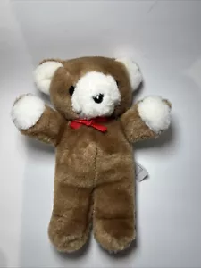 Embrace Teddy Bear 7" Plush Red Bow 1987 Platinum Management - Picture 1 of 14