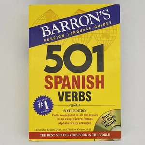 Barron's 501 Spanish Verbs Christopher Kendris, Theodore Kendris Paperback Used - Picture 1 of 6