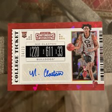 2019-20 Panini Contenders Draft Cracked Ice Ticket Nic Claxton RC Auto /23