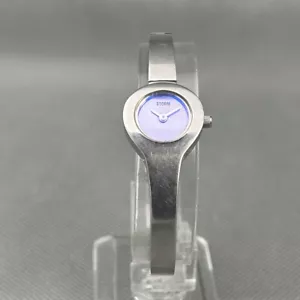 Storm Vista Womens Watch Purple Dial Silver S.Steel Round Ladies New Battery - Picture 1 of 17