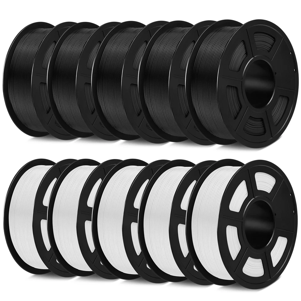 SUNLU 5KG/10KG/20KG PLA PETG ABS Seide PLA+ Dual/Tri SILK TPU-SILK EABS Filament - image 1 of 4