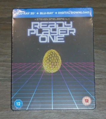 Ready Player one - Steelbook - 3D + 2D. Zavvi. NEW - Image 1 of 2