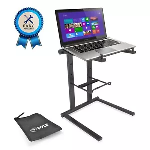 Pyle Universal Portable Foldable Professional DJ Laptop Stand - Black PLPTS35 - Picture 1 of 6