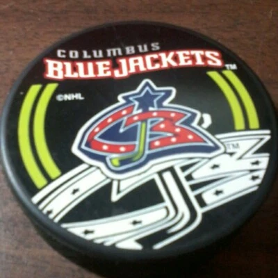 Columbus Blue Chaquetas disco de vidrio NHL  Foto 1 de 3