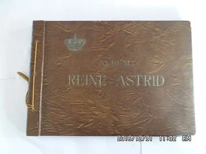 ALBUM CHROMOS CHOCOLAT COTE D'OR REINE ASTRID 3 séries complète de 24 chromos K4 - Foto 1 di 6