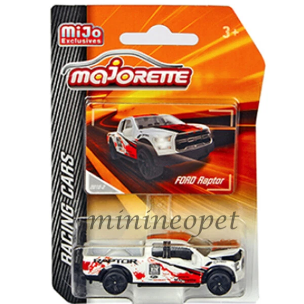 Majorette 1 64-1 72 Racing Cars Ford Raptor Pick up Truck Car White 4009MJ6