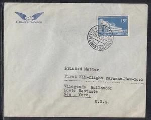 Red, Antillas - 30 de octubre de 1957 cubierta de correo aéreo a los Estados - Imagen 1 de 1
