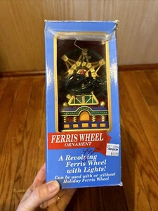 Vintage 1994 Mr. Christmas Plug In Animated Musical Ferris Wheel Ornament - Bild 1 von 6