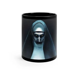 The Nun Valak mug, Horror mug, ceramic mug11oz Black Mug for Any Occasion - Picture 1 of 4