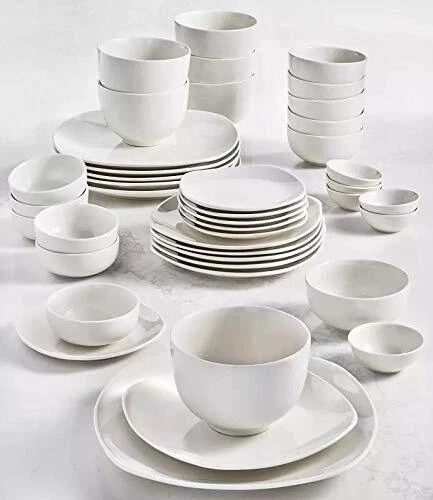 Inspiration by Denmark 301741 Soft Square 42 Pc. Dinnerware Set, Service for 6 - Image 1 of 1