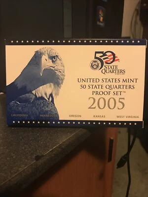2005 US MINT 50 STATE QUARTERS PROOF SET - Image 1 of 4
