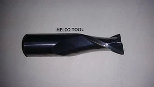 End Mill, Carbide, 1 x 1-1/2 lof, 2 Flute, Center Cut, 1 inch Diameter x 4" Long - Bild 1 von 3
