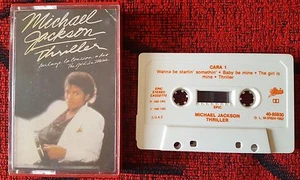 MICHAEL JACKSON *** Thriller *** ORIGINAL 1982 Spain CASSETTE NO PROMO CD LP - Picture 1 of 4