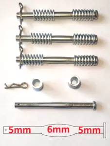 4x ORIGINAL FRONT Brake Caliper Spring Shaft NIVA 2121 21213 21214 2121-3501170 - Picture 1 of 8