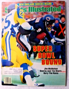 SPORTS ILLUSTRATED MAGAZINE 01/23/86 Super Bowl Bears Rams McMahon Katarina Witt - Picture 1 of 8