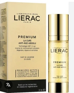 LIERAC PARIS PREMIUM La Cure Absolute Anti-Aging Face Serum 30ml/ RETAIL $215 - Picture 1 of 4
