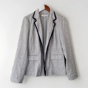 Ellen Tracy Company Französische Langarm Jacke Grau Größe S Blau - Bild 1 von 7