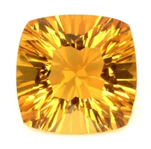 Citrine 31.26 Cts Millennium Cut Golden Yellow Color Natural Citrine - Picture 1 of 1