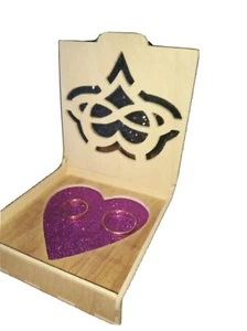 Caja De Anillo de Bodas , Regalo De Boda - Imagen 1 de 7