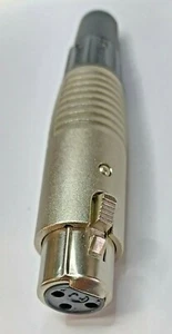 XLR3F Neutrik Rean female 3-pin XLR style Public Address microphone connector - Picture 1 of 5