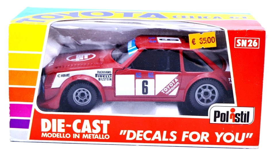 DIE CAST " TOYOTA CELICA GT " POLISTIL 1/24 - Immagine 1 di 2