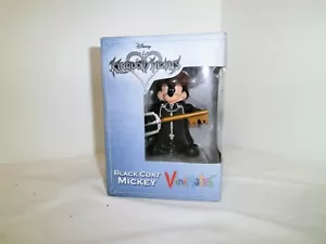 Disney Kingdom Hearts Black Coat Mickey 4in. Figure Vinimates NIB Diamond Select - Picture 1 of 6