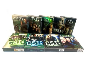 CSI Crime Scene Investigation COMPLETE DVD Seasons 1 2 3 4 5 6 7 8 9 Lot - Picture 1 of 3