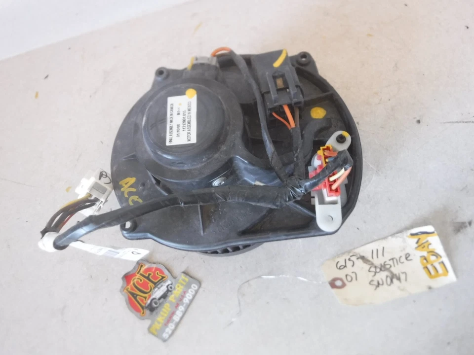 06-10 Pontiac Solstice Hummer H3 07-10 Saturn Sky A/C Heater Blower Motor Foto 1 de 4