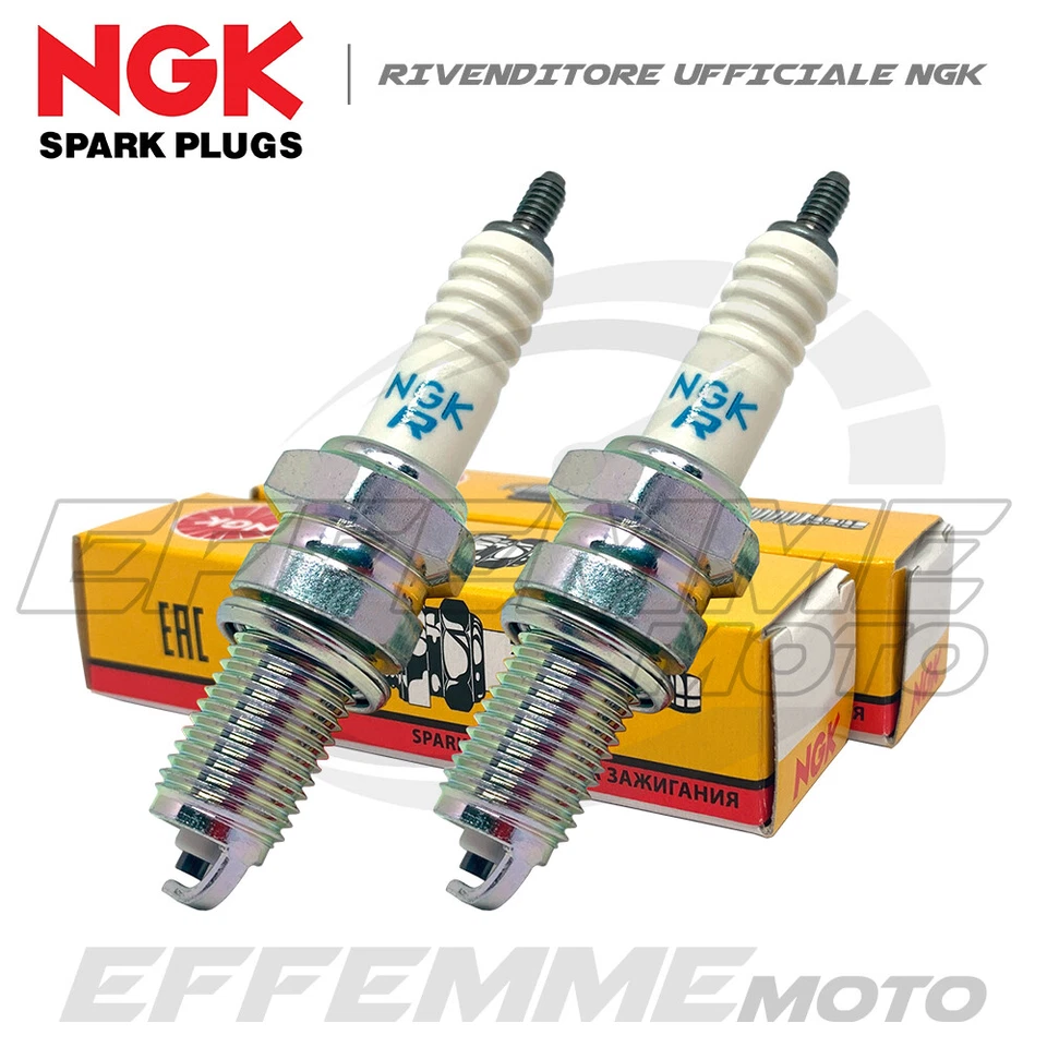 Kit 2 Candele SUZUKI VS Intruder 1400 1987 1988 1989 1990 1991 1992 NGK DPR8EA-9 - Immagine 1 di 1