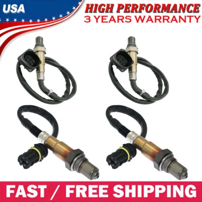 Juego de 4 sensores de oxígeno para BMW 750I 750LI 4,8 L V8 superior+bajo 2006 2007 2008 Foto 1 de 4