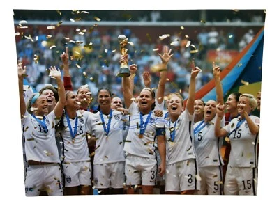 Christie Rampone Autographed 16x20 Photo USA Soccer 2015 FIFA World Cup - Image 1 of 4