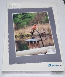 Northern Cardinal Vogel 1000-teiliges Puzzle von Puzzleyou Premium-Qualität neu versiegelt - Bild 1 von 7