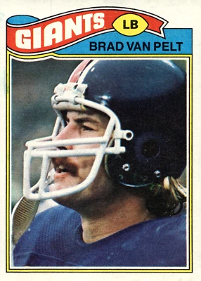 1977 Topps - #175 Brad Van Pelt Giants - Image 1 of 2