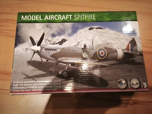 2 Bausätze Aircraft Spitfire und mig29 mit Farben u. Pinsel  OVP Neu - Bild 1 von 4