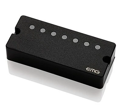 EMG 66-7 Alnico V Activo Siete Cuerda Cuello Humbucker - Negro 3.5" Soapbar - Imagen 1 de 2