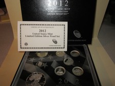 2012 United States Mint Limited Edition Silver Proof Set