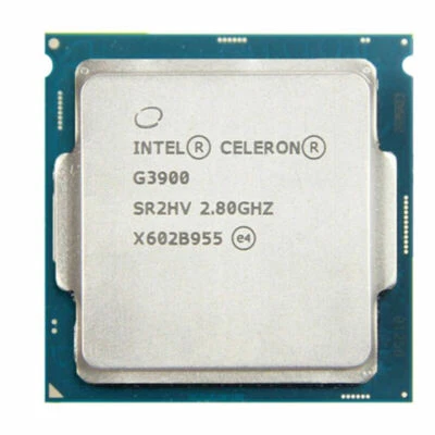 Intel Celeron G3900 CPU Dual-Core 2.8GHz 2M 51W SR2HV LGA1151 Processor - Image 1 of 2