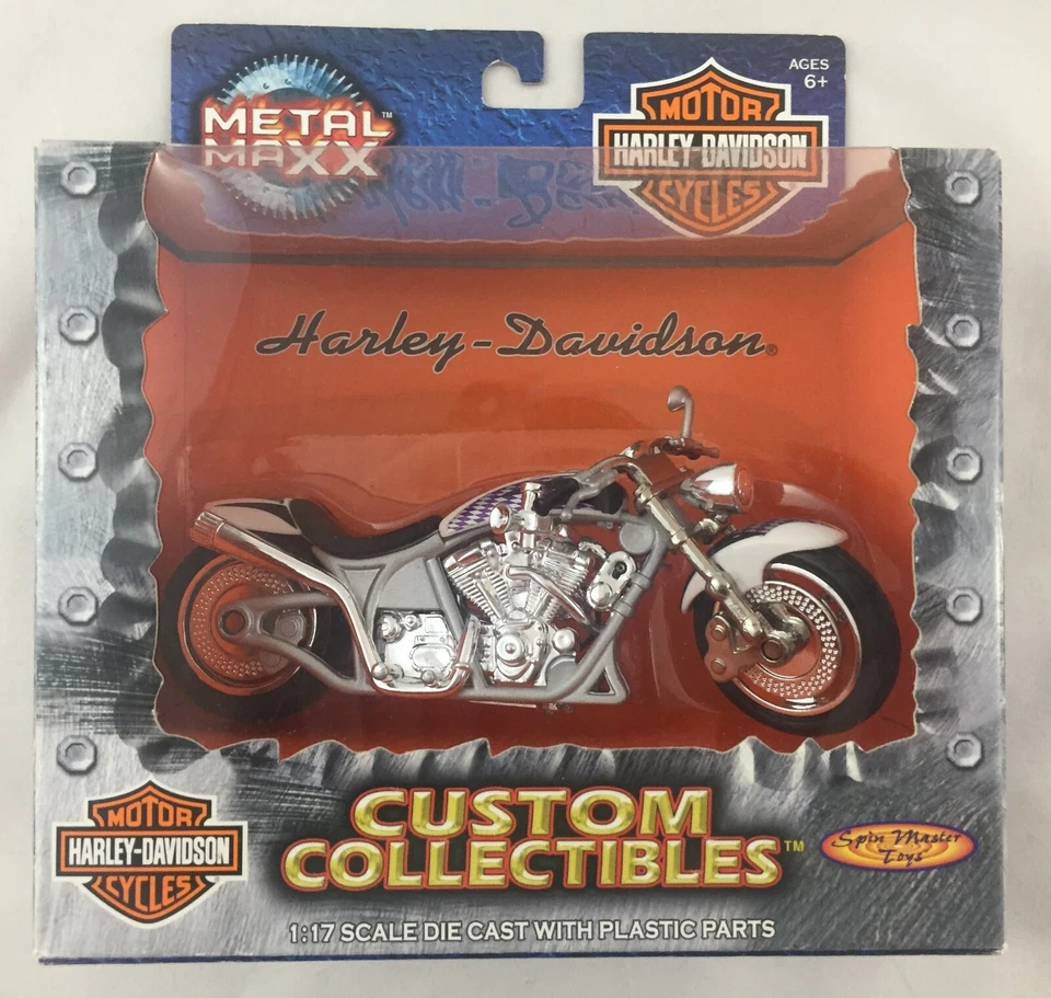 Metal Maxx Harley Davidson Motorcycle 1:17 Die Cast Replica FXSTD Softail Deuce - Image 1 of 4