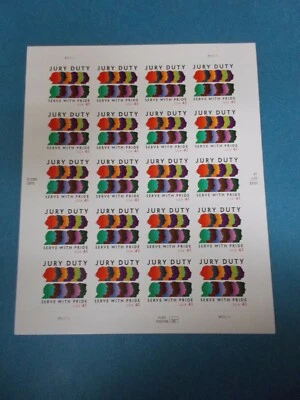 #4200 JURY DUTY SERVE WITH PRIDE Sheet of 20 41 Cent Stamps MNH Free Shipping - Image 1 of 4