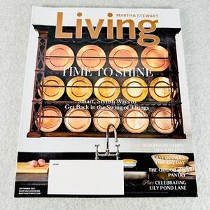 Martha Stewart Living Magazine Sept 2021 No 317 Time to Shine Easy Dinner Pantry - Picture 1 of 4