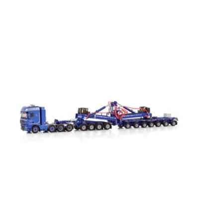 WSI truck models, DAF XF 105 SSC 8X4 Windmill Trailer , RAHBEK - Image 1 of 4